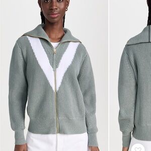 Varley Ada Zip Through Knit Sweater